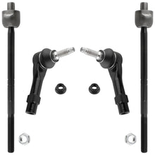 BOXI 4pc Front Inner & Outer Tie Rods Fit for Ford Explorer Sport Trac 2007-2010