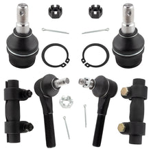 BOXI 6pc Ball Joints Tie Rods Adjustment Sleeves Fit for Ford Ranger 1992-1997