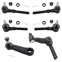 BOXI 6pc Tie Rod Ends Pitman Idler Arm Set Fits for Ford Expedition F-150 F-150 Heritage F-250