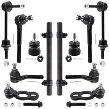 BOXI 12pc Front Ball Joints Sway bars Tie Rods Adjustment Sleeves Kit Fit for Ford Crown Victoria