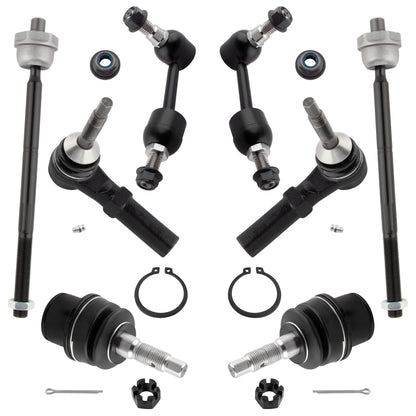 BOXI 8pc Front Ball Joints Sway Bars Tie Rods Fit for Ford Expedition 2003-2006