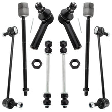 BOXI 8pc Front Rear Sway Bars Tie Rods Fit for Ford Taurus 1986-1995 Sedan