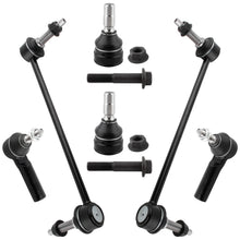 BOXI 6pc Front Ball Joints Sway Bars Tie Rods Fit for Ford Mustang 2005 2006 2007 2008 2009 2010 No
