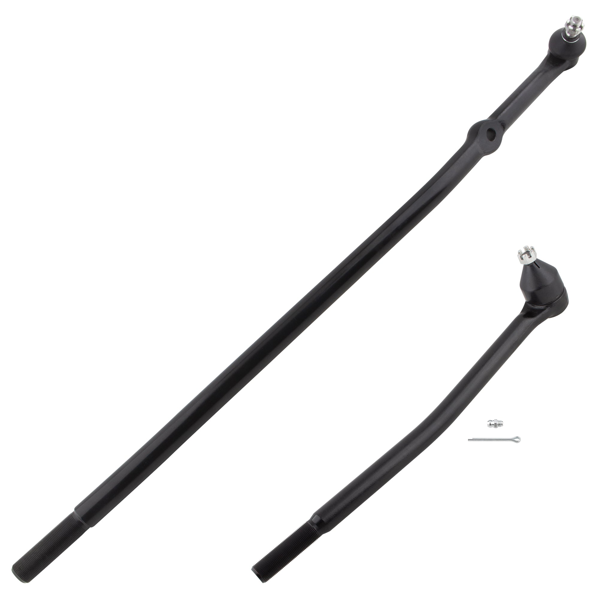 BOXI 2pc Front Inner Tie Rod Drag Links Fits for Ford E-250 2003-2006 E-250