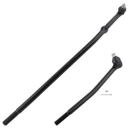 BOXI 2pc Front Inner Tie Rod Drag Links Fits for Ford E-250 2003-2006 E-250