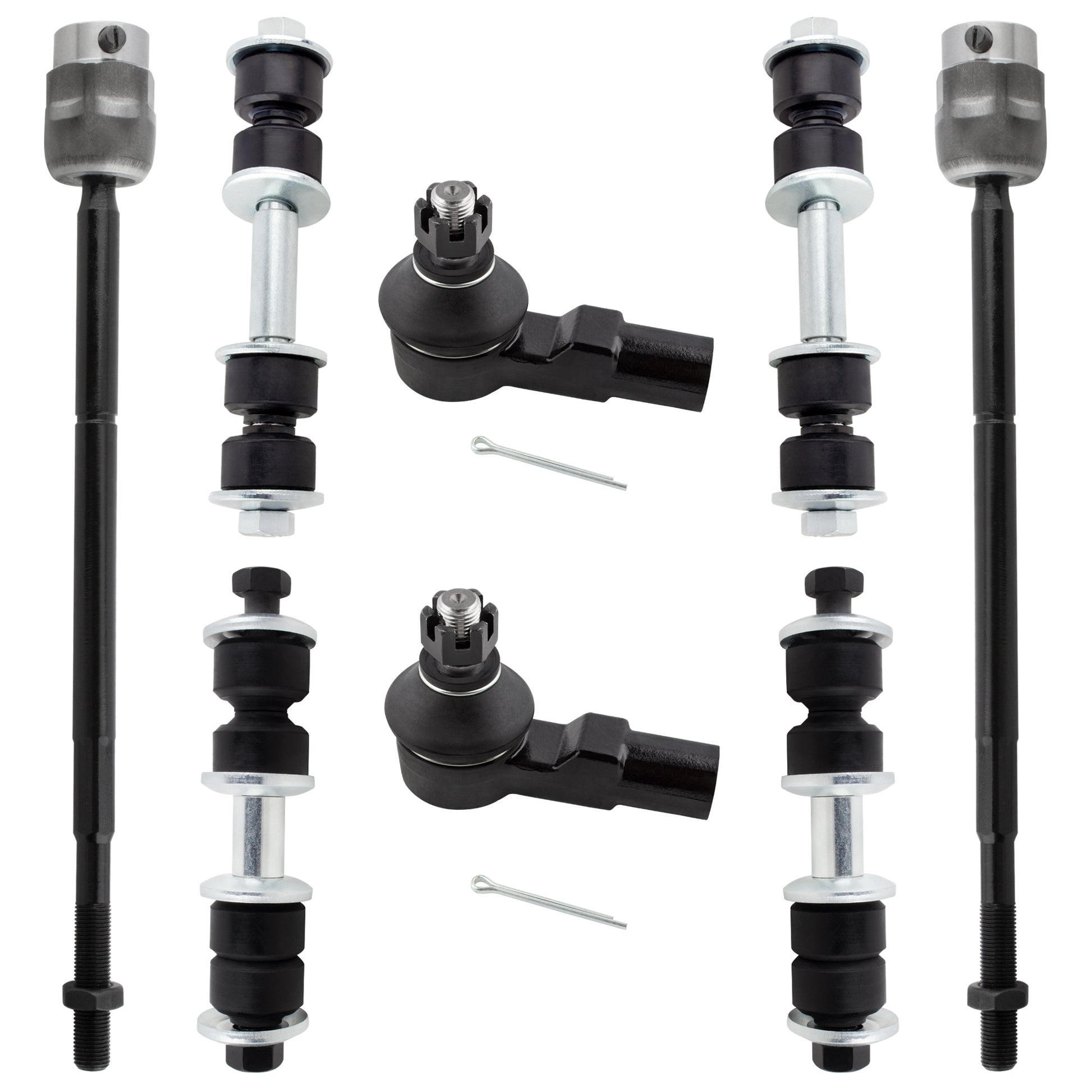 BOXI 8pc Complete Front & Rear Suspension Kit Fit for Ford Escort 1991-2003