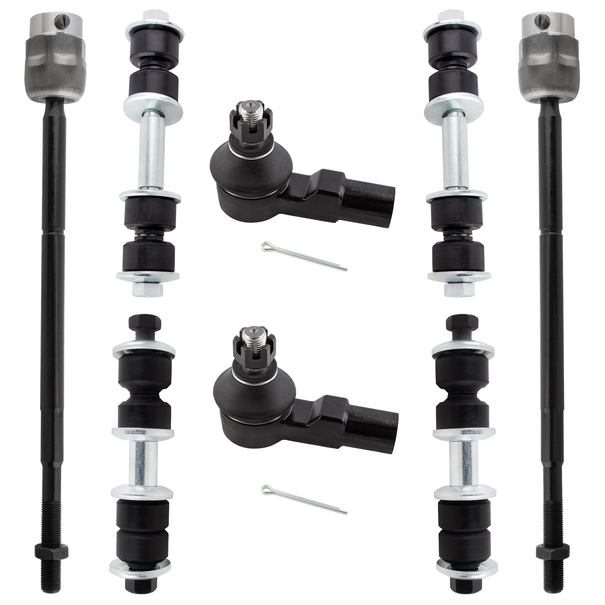 BOXI 8pc Complete Front & Rear Suspension Kit Fit for Ford Escort 1991-2003