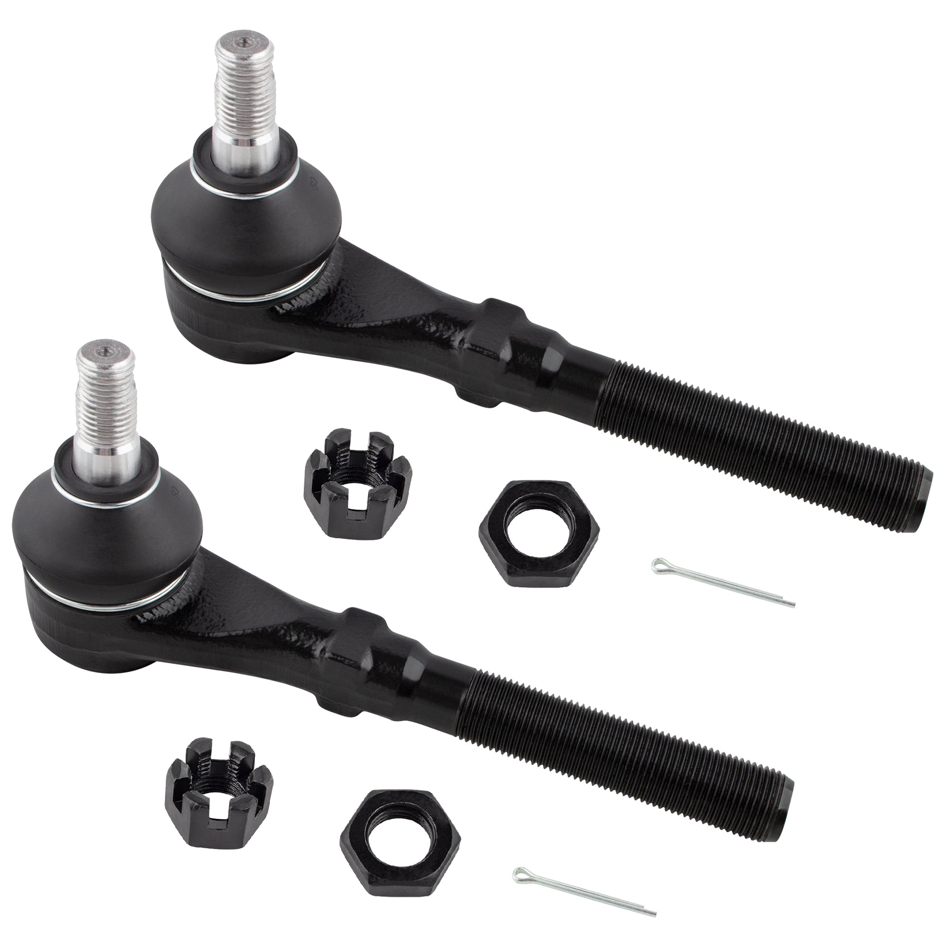 BOXI 2pc Front Inner Outer Driver Side Tie Rods Fit for Ford Expedition 1997-2002