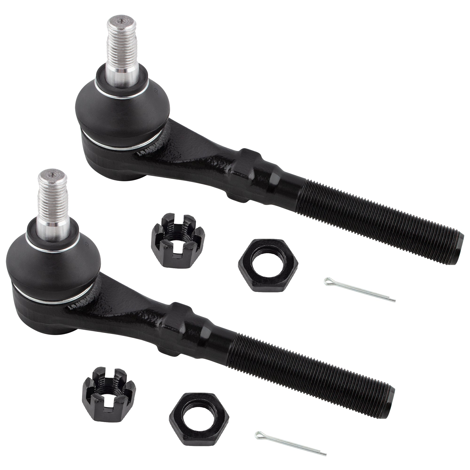 BOXI 2pc Front Inner Outer Driver Side Tie Rods Fit for Ford Expedition 1997-2002