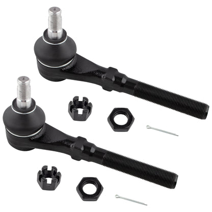 BOXI 2pc Front Inner Outer Driver Side Tie Rods Fit for Ford Expedition 1997-2002