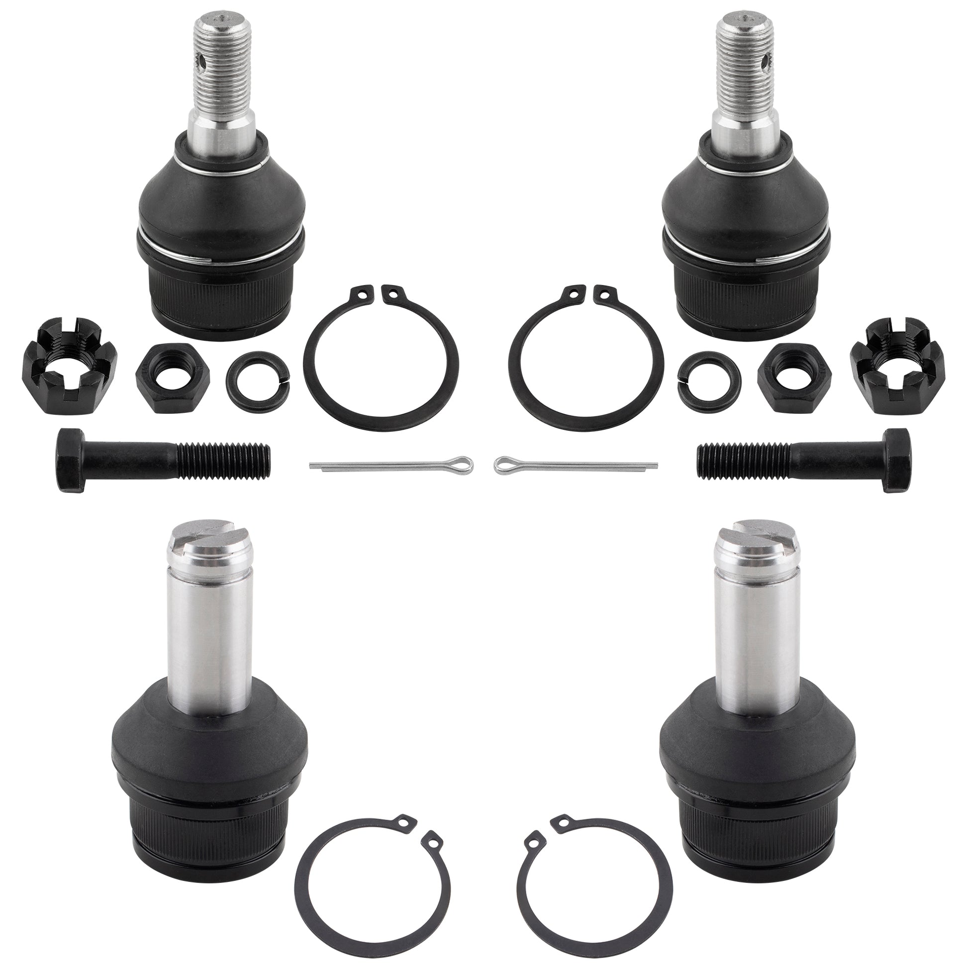 BOXI 4pc Front Upper Lower Ball Joints Fit for Ford Bronco II 1990