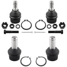 BOXI 4pc Front Upper Lower Ball Joints Fit for Ford Bronco II 1990