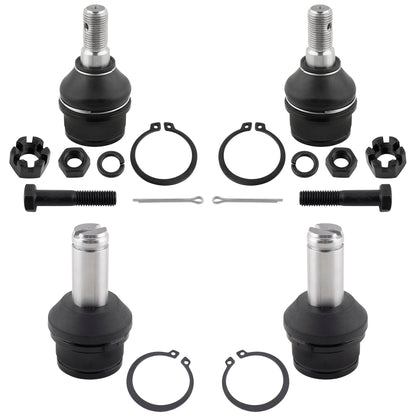 BOXI 4pc Front Upper Lower Ball Joints Fit for Ford Bronco II 1990