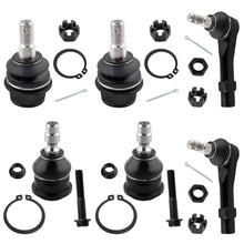 BOXI 6pc Front Upper Lower Ball Joints Outer Tie Rods Fit for Ford Ranger 1998-2011 RWD