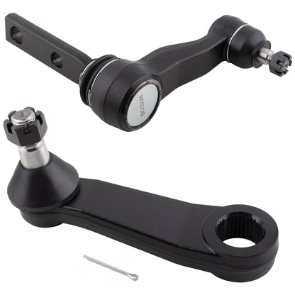 BOXI 2pcs Front Pitman Arm Idler Arm With 2.48 Inch Bolt Pattern Fits for Ford Expedition 1997-2002