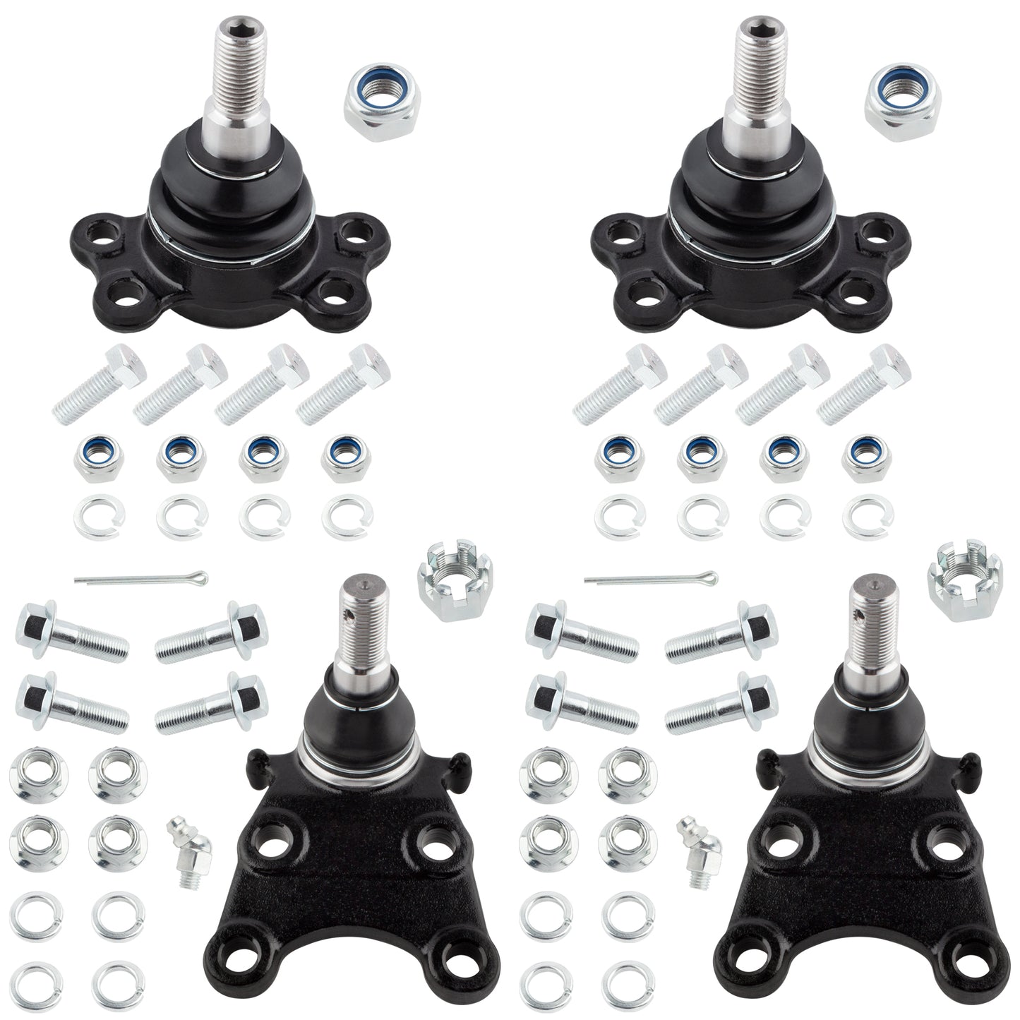 BOXI Ball Joint Upper Lower Kit 4pc K9452 K9465 for Isuzu Amigo 1989-1994