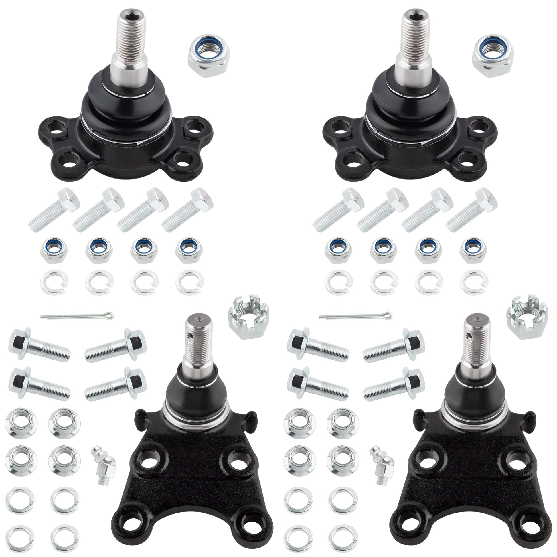 BOXI Ball Joint Upper Lower Kit 4pc K9452 K9465 for Isuzu Amigo 1989-1994