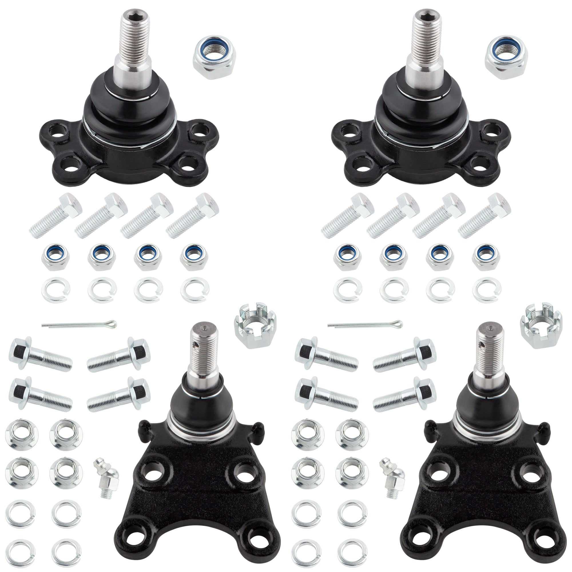 BOXI Ball Joint Upper Lower Kit 4pc K9452 K9465 for Isuzu Amigo 1989-1994