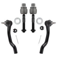 BOXI 4pcs Inner and Outer Tie Rod End Links Fit for Honda Accord 2008 2009 2010 2011 2012