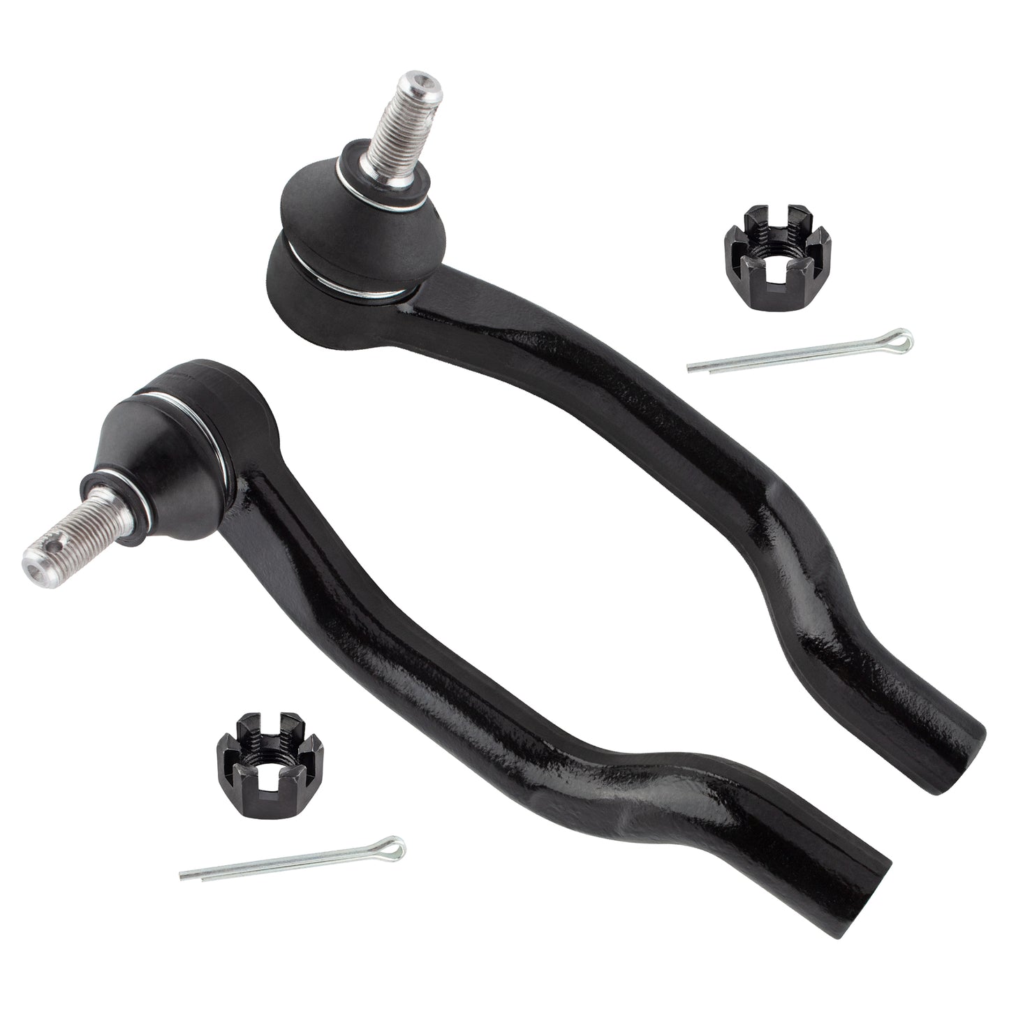 BOXI 4pcs Inner and Outer Tie Rod End Links Fit for Honda Accord 2008 2009 2010 2011 2012 — product photo 2