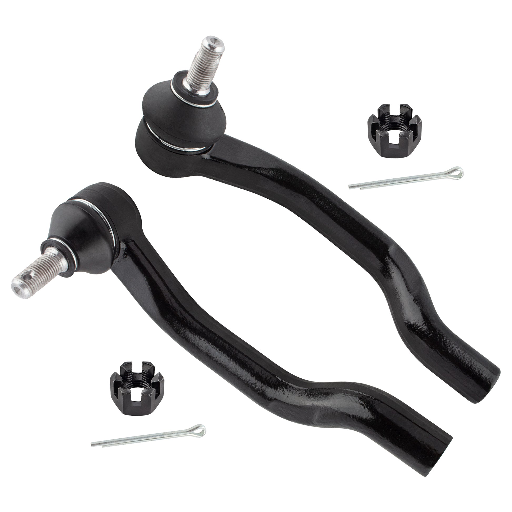 BOXI 4pcs Inner and Outer Tie Rod End Links Fit for Honda Accord 2008 2009 2010 2011 2012 — product photo 2