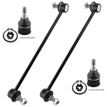 BOXI K80606 K750304 Front Stabilizer Sway Bar End Links + Front Lower Ball Joints Kit FIT for Honda