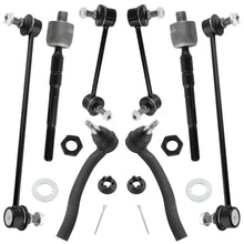 BOXI (Set of 8) Front & Rear Sway Bar End Links + Front Inner & Outer Tie Rod Ends Fit for Acura