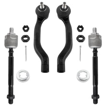 BOXI 4pcs Front Inner Outer Tie Rod Ends Fit for Honda CR-V 1997 1998 1999 2000 2001 Sport Utility