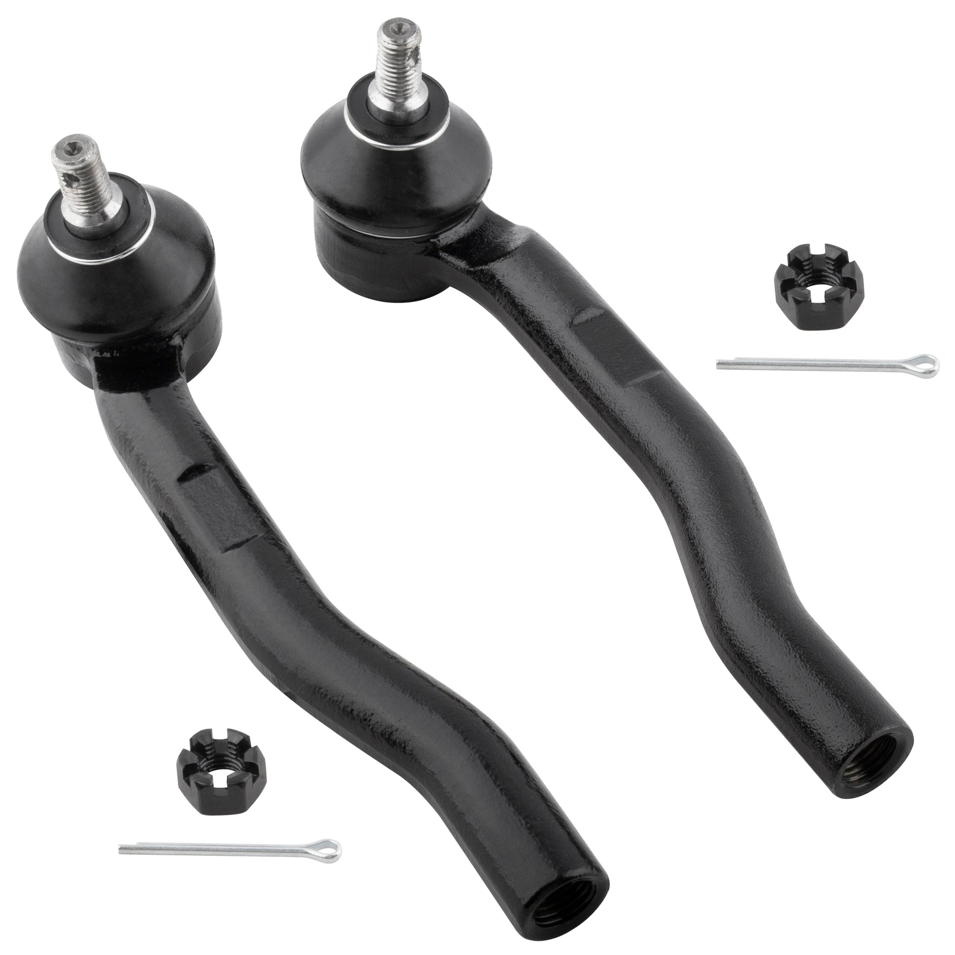 BOXI 2pcs Front Outer Tie Rod Ends Fit for Honda Fit 2009 2010 2011 2012 2013 2014