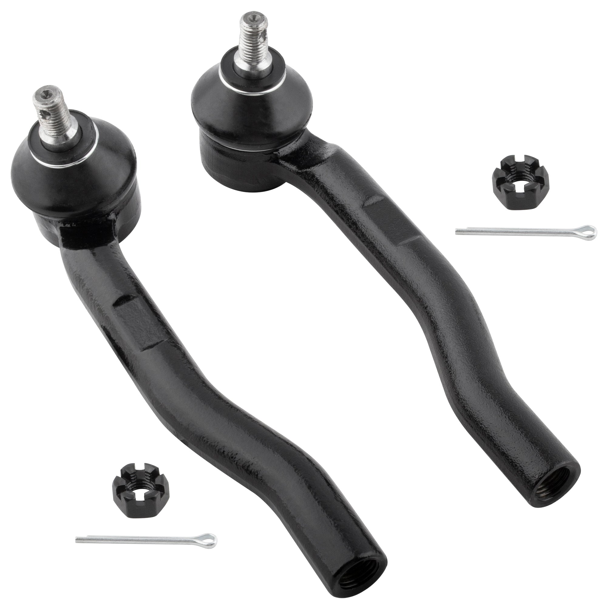BOXI 2pcs Front Outer Tie Rod Ends Fit for Honda Fit 2009 2010 2011 2012 2013 2014