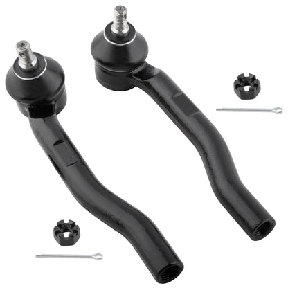 BOXI 2pcs Front Outer Tie Rod Ends Fit for Honda Fit 2009 2010 2011 2012 2013 2014