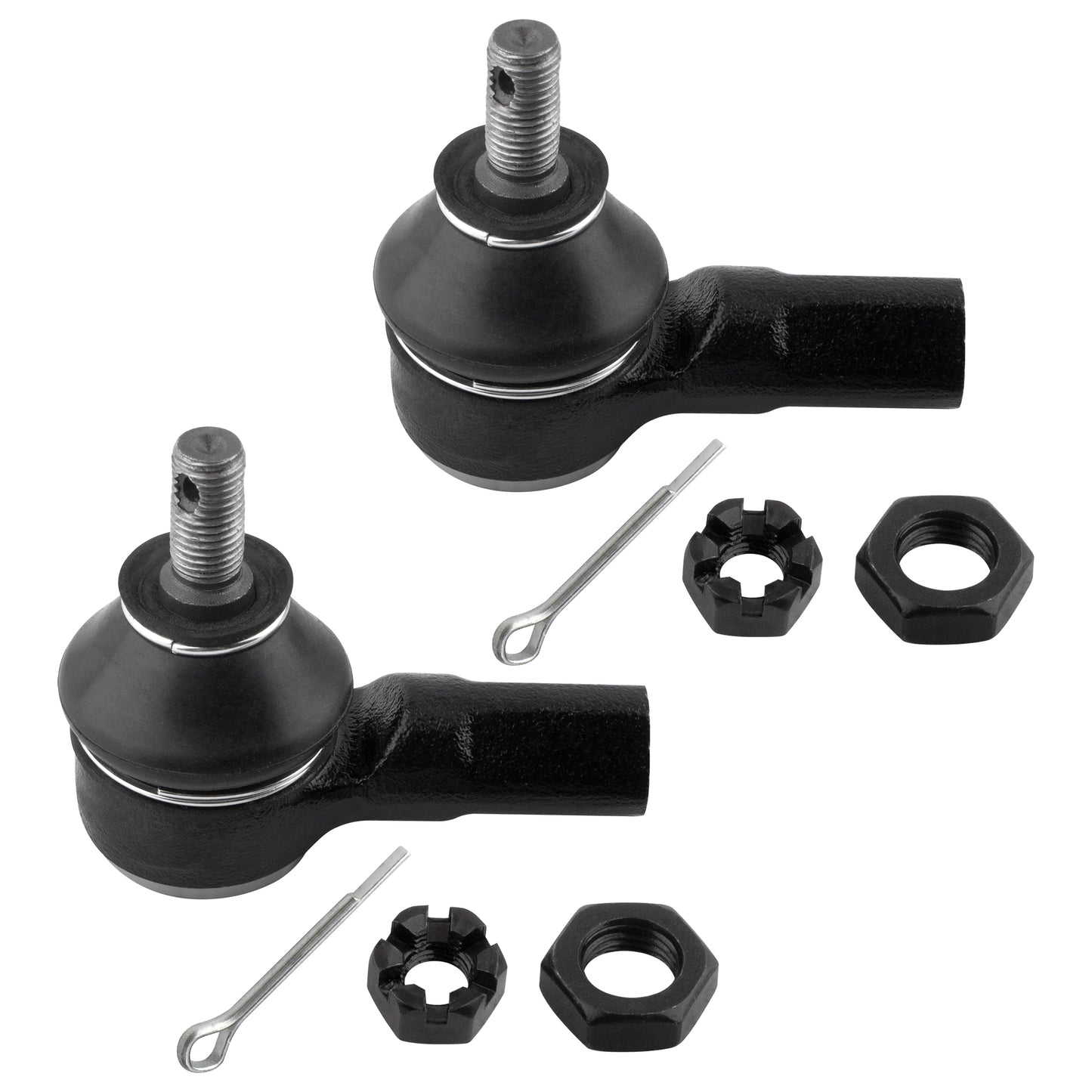 BOXI 2pcs Front Outer Tie Rod Ends Fit for Honda Civic 2001 2002 2003 2004 2005 — product photo 4