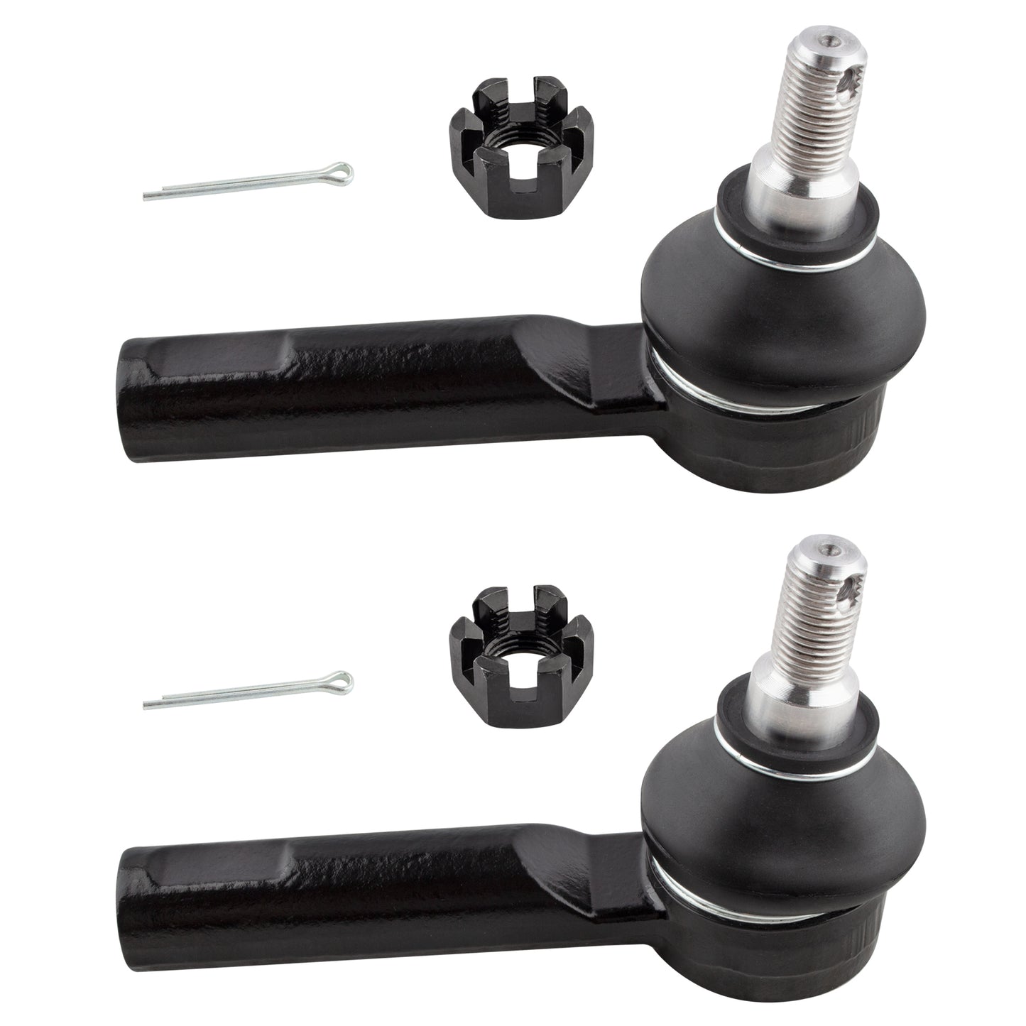 BOXI 2pcs Front Outer Tie Rod Ends Fit for Honda Odyssey 2011-2017 3.5L V6