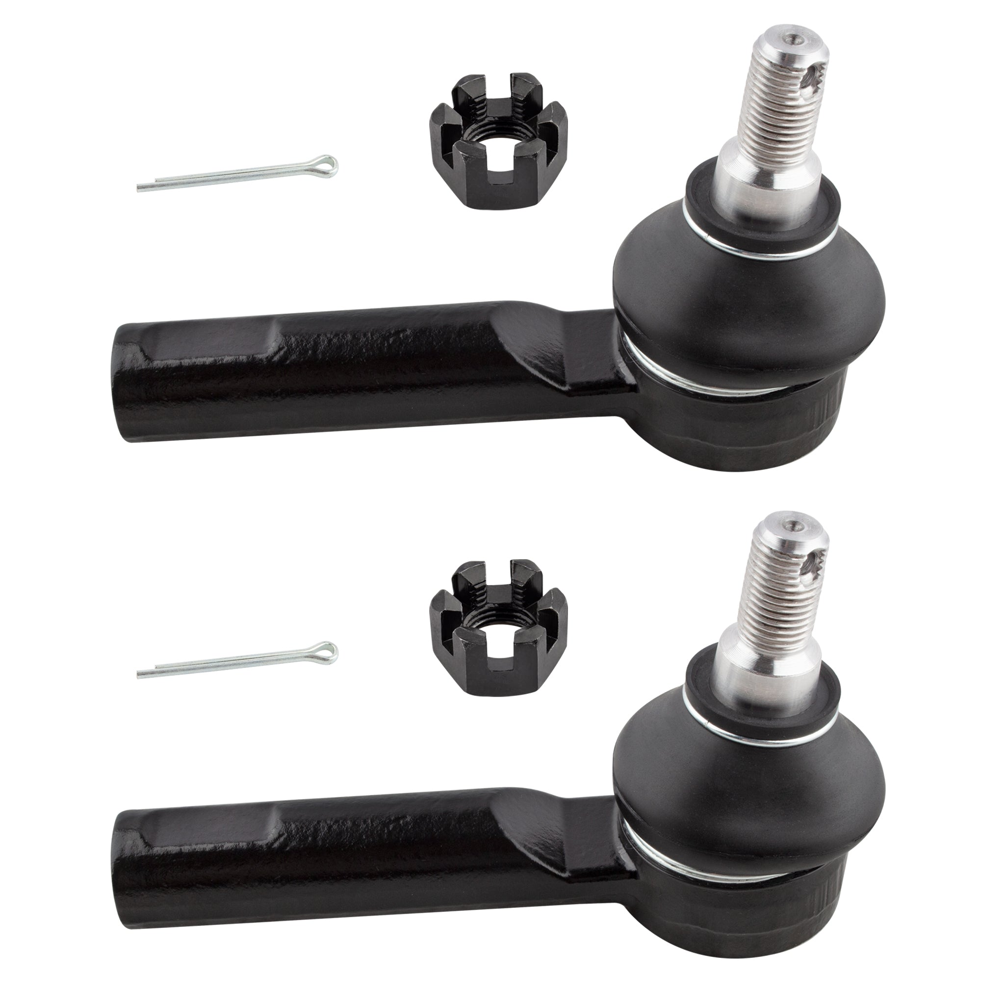 BOXI 2pcs Front Outer Tie Rod Ends Fit for Honda Odyssey 2011-2017 3.5L V6