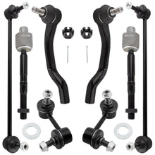 BOXI 8pcs Front & Rear Sway Bar Links Inner & Outer Tie Rods Fit for Honda Civic 2012-2015
