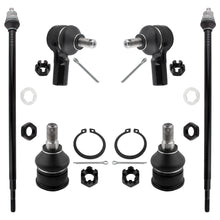 BOXI 6pcs Front Inner Outer Tie Rod Ends + Lower Ball Joints Fit for Honda Element 2003-2006