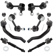 BOXI 8pcs Front & Rear Sway Bar End Link and Front Inner Outer TieRod Kit Fit for Honda Civic 2006