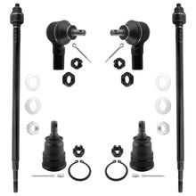 BOXI 6pcs Front Inner and Outer Tie Rods & Lower Ball Joints Fit for Honda CR-V 2002 2003 2004 2005
