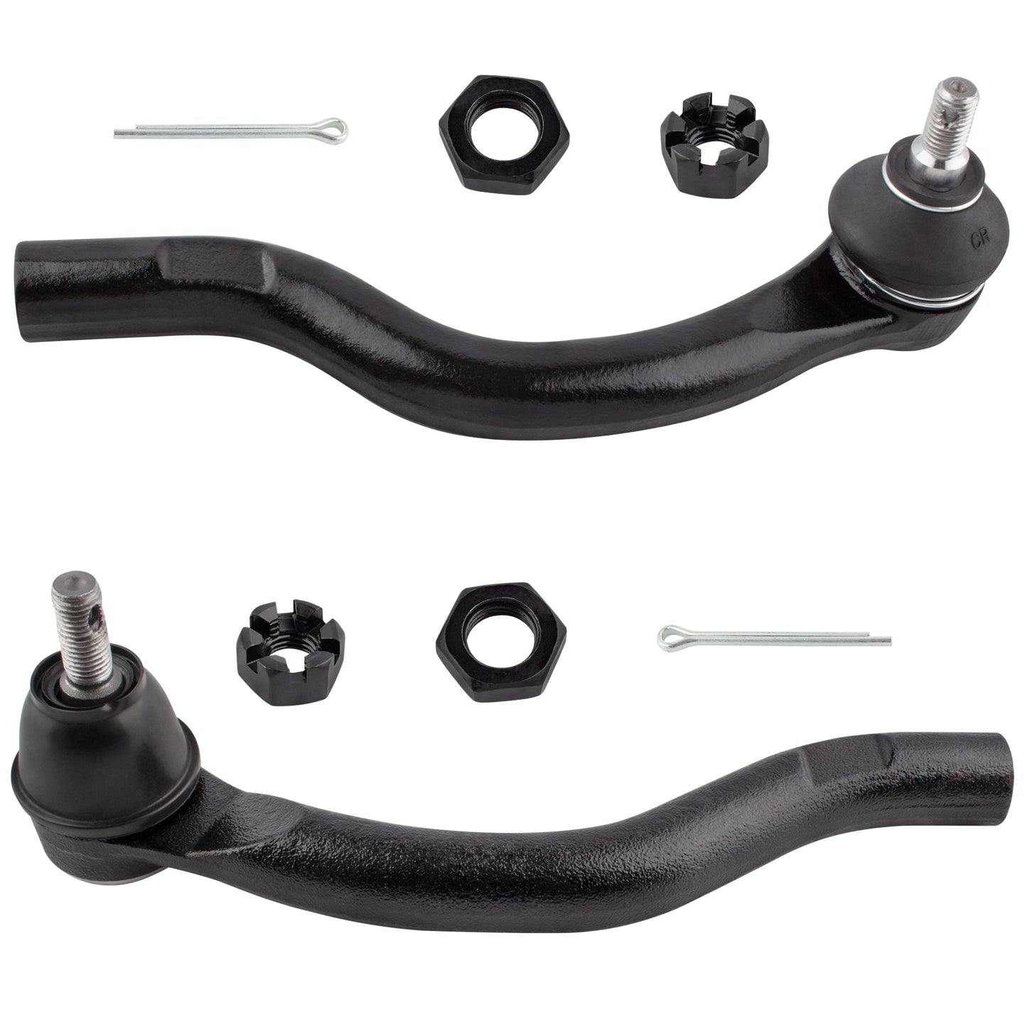 BOXI (Set of 6) Front Inner & Outer Tie Rods + Sway Bar End Link Fit for Honda Accord 2003 2004 — product photo 2