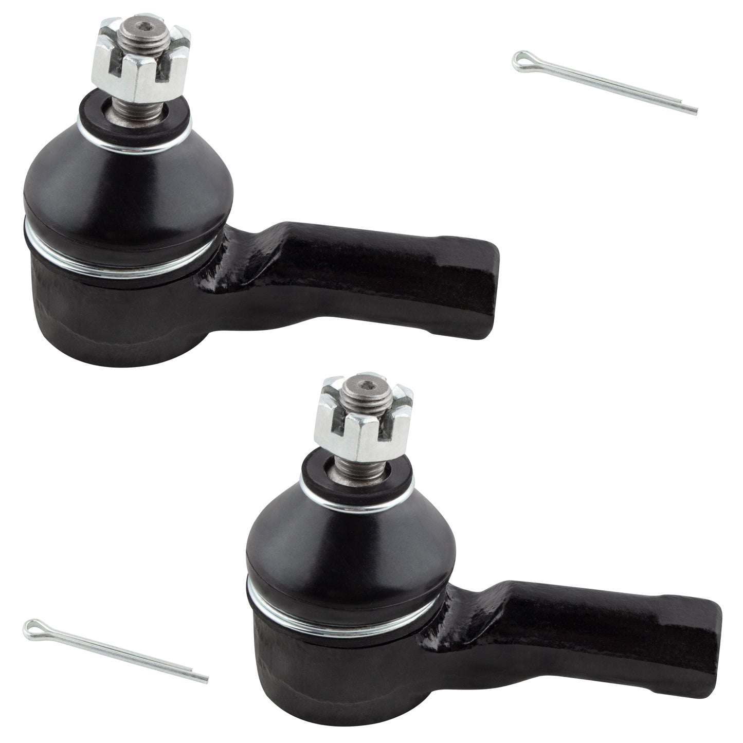 BOXI (Set of 4) 2x Front Inner Tie Rods + 2x Front Outer Tie Rods Fit for Acura Integra 1986 1987 — product photo 3