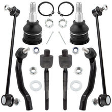 BOXI 8pcs Front Sway Bar Link + Tie Rod + Ball Joint Kit Fit for Acura MDX 2001 2002 2003 2004 2005