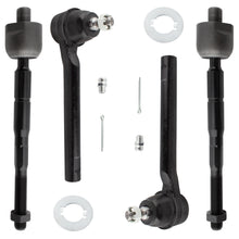 BOXI 4pcs Front Outer Inner Tie Rod Ends Fit for Honda Odyssey 2005 2006 2007 2008 2009