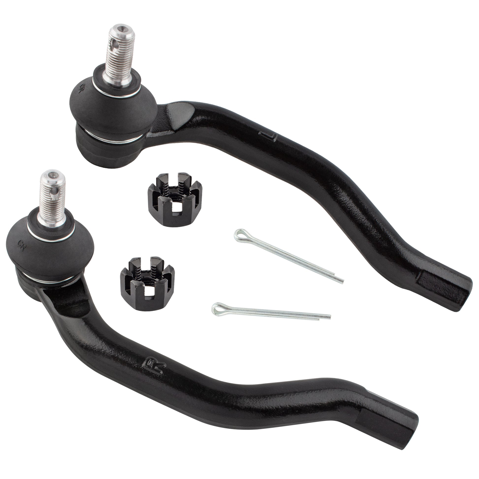 BOXI 2pcs Front Outer Tie Rod Ends Fit for Honda Civic 2006 2007 2008 2009 2010 2011 1.8L 2.0L l4