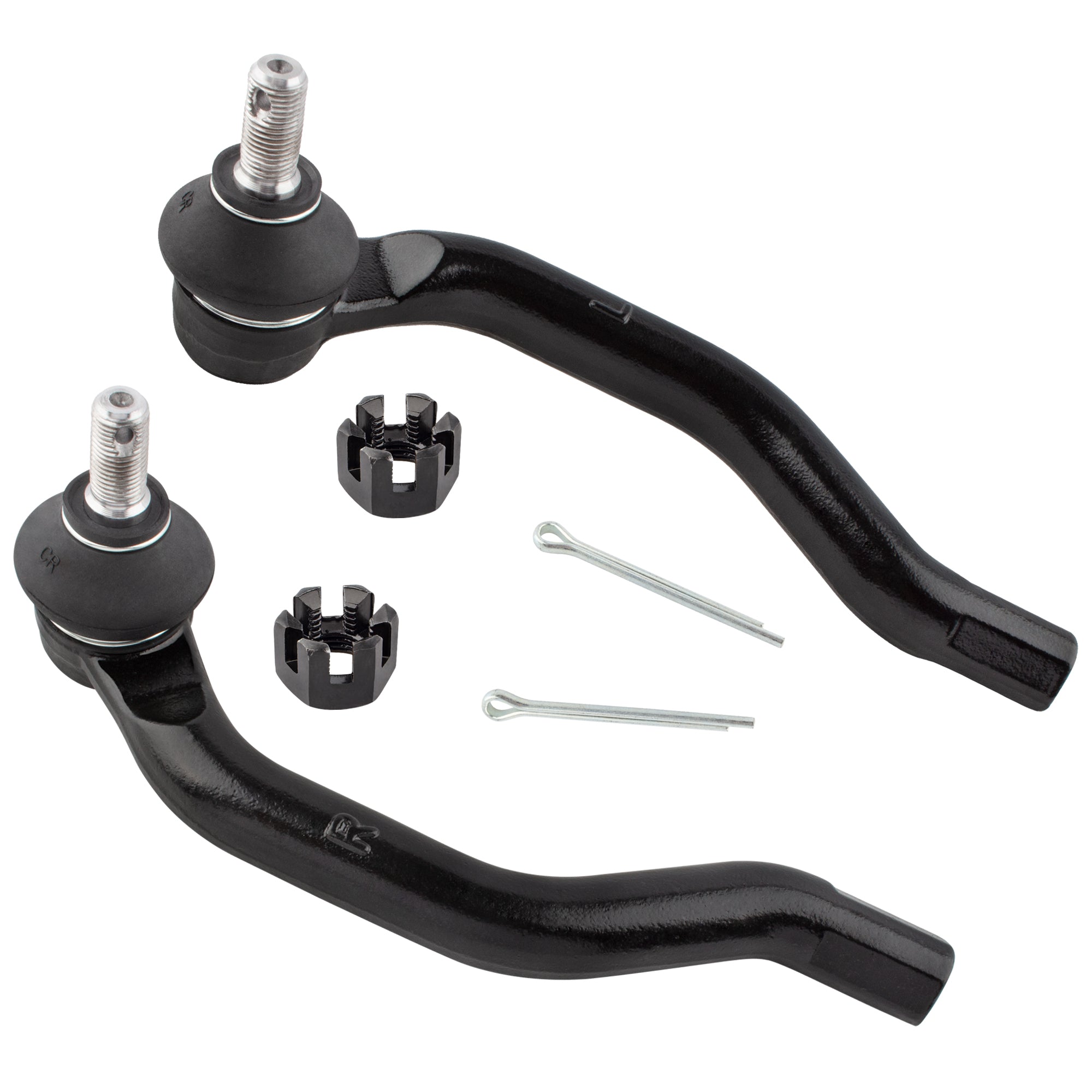 BOXI 2pcs Front Outer Tie Rod Ends Fit for Honda Civic 2006 2007 2008 2009 2010 2011 1.8L 2.0L l4