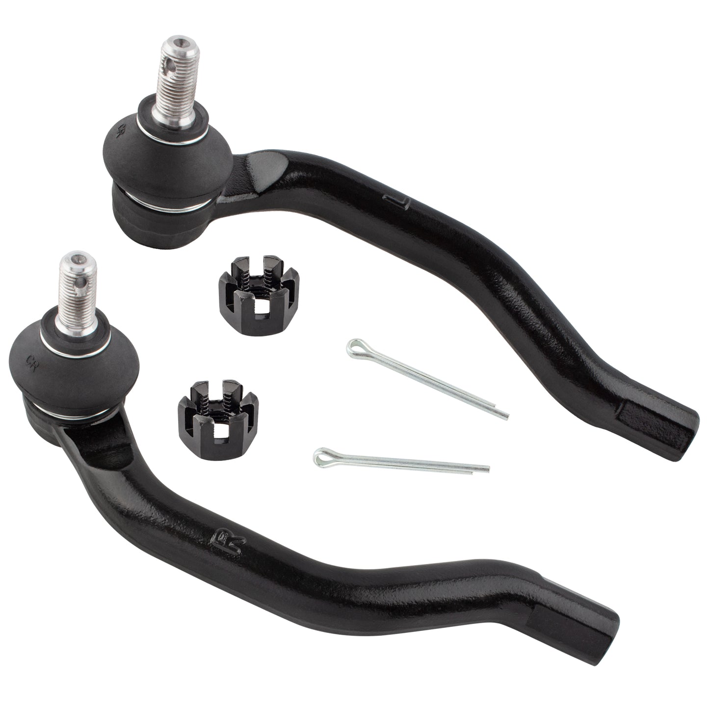 BOXI 4pcs Front Lower Ball Joints + Front Outer Tie Rod Ends Fit for Honda Civic 2006 2007 2008 — product photo 2