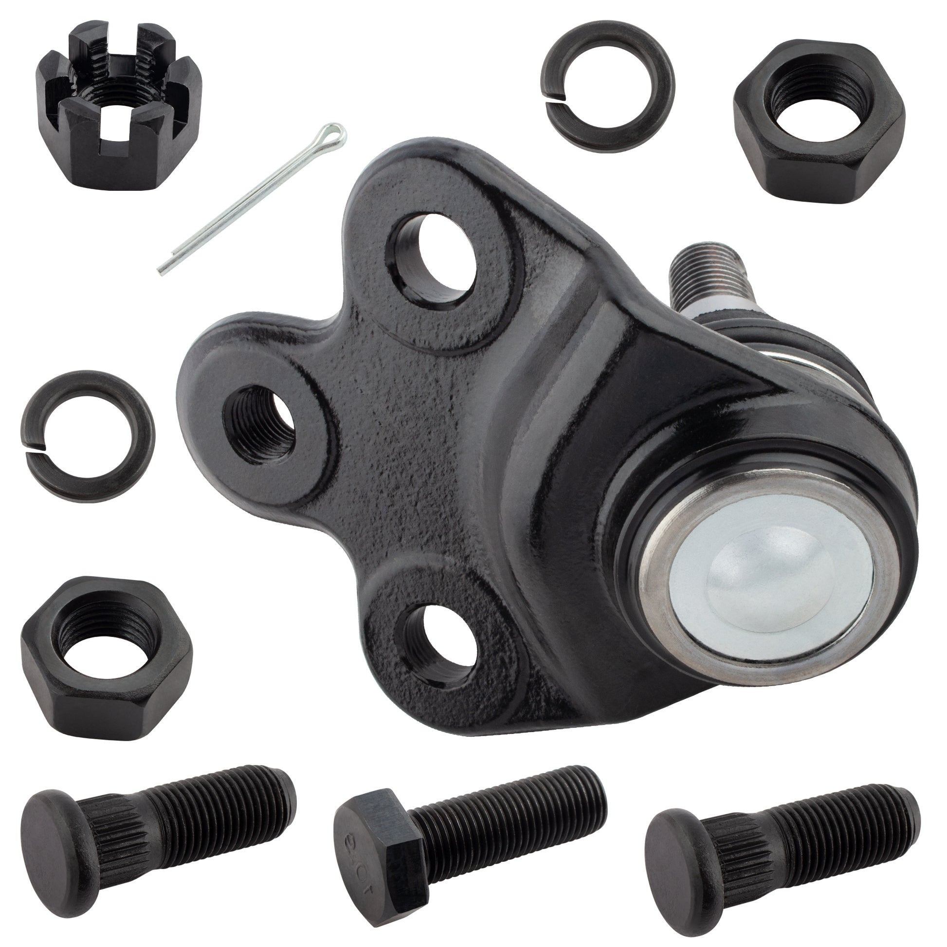 BOXI 4pcs Front Lower Ball Joints + Front Outer Tie Rod Ends Fit for Honda Civic 2006 2007 2008 — product photo 4