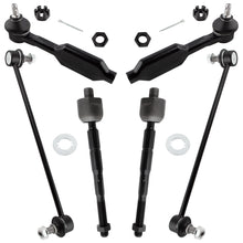 BOXI 6pcs Front Inner Outer Tie Rod + Sway Bar Fit for Honda Odyssey 2005-2006