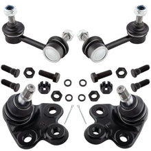 BOXI (Set of 4) Front Stabilizer Sway Bar End Links + Front Lower Ball Joints Suspension Kit
