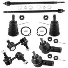 BOXI (Set of 8) Front Suspension Kit 2 Lower Ball Joints + 4 Inner & Outer Tie Rod + 2 Sway Bar End