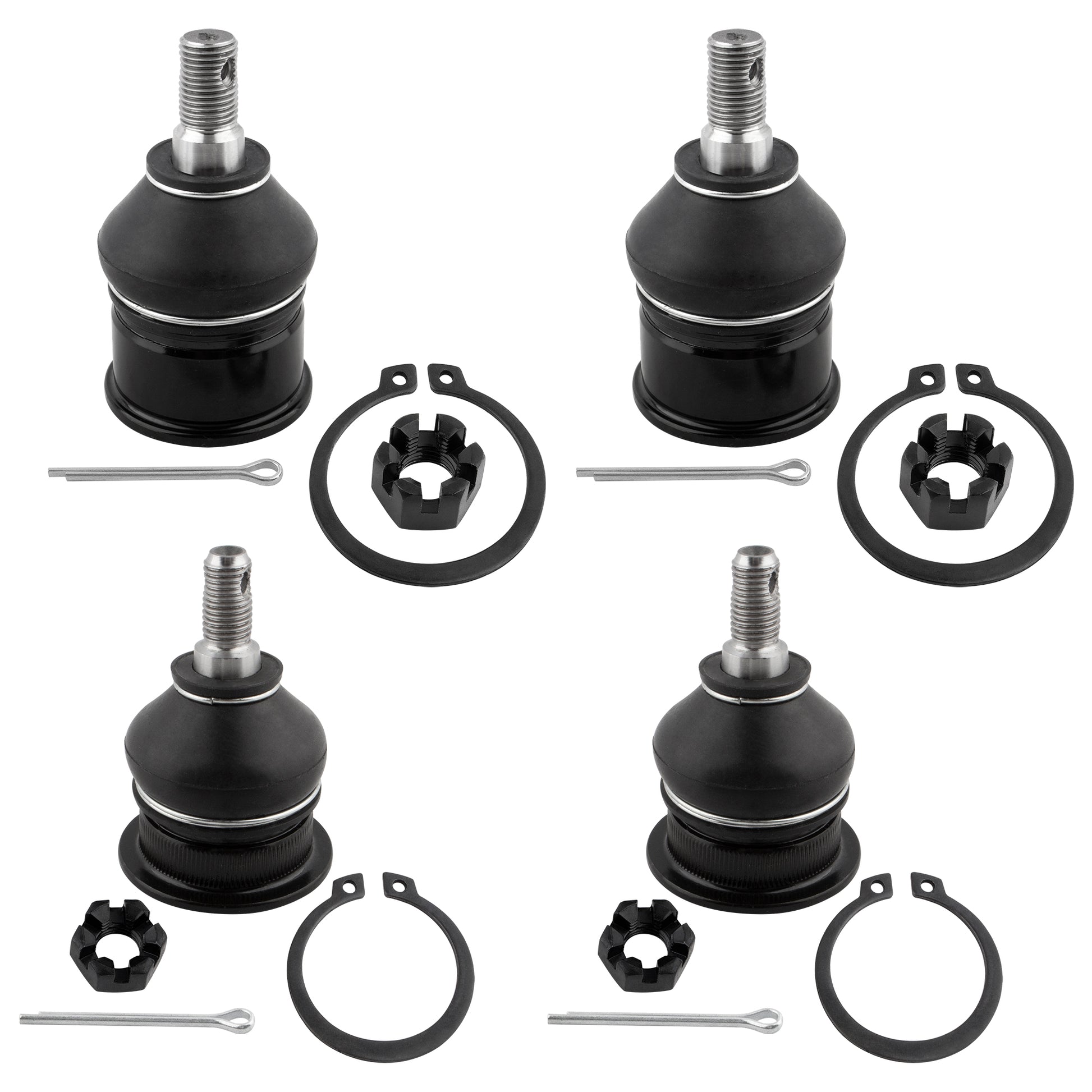 BOXI 4pcs Front Upper Lower Ball Joints Fit for Acura EL 1997-2000